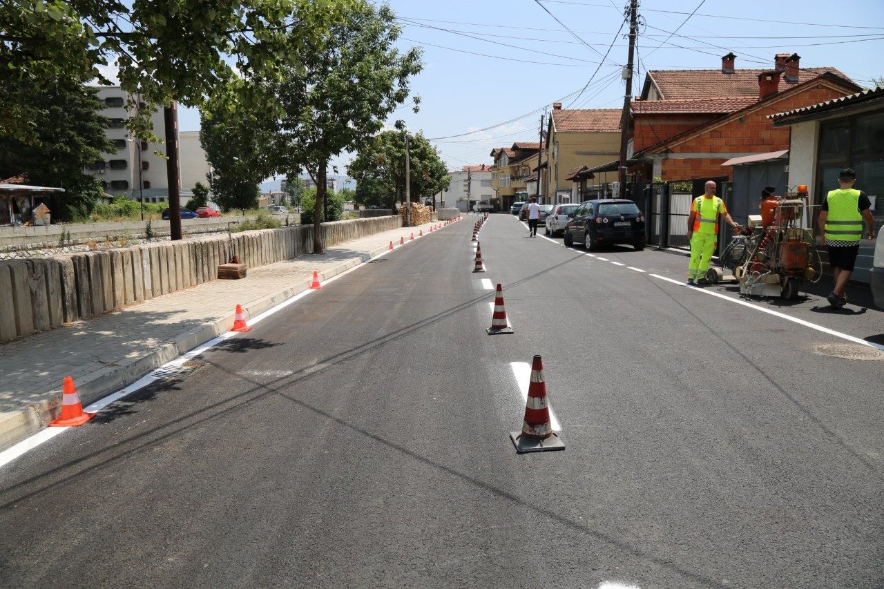 Përfundon rikonstruksioni i rrugës “Sami Frashëri” në Tetovë