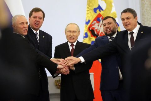 Putin emëron krerët e katër rajoneve të aneksuara të Ukrainës