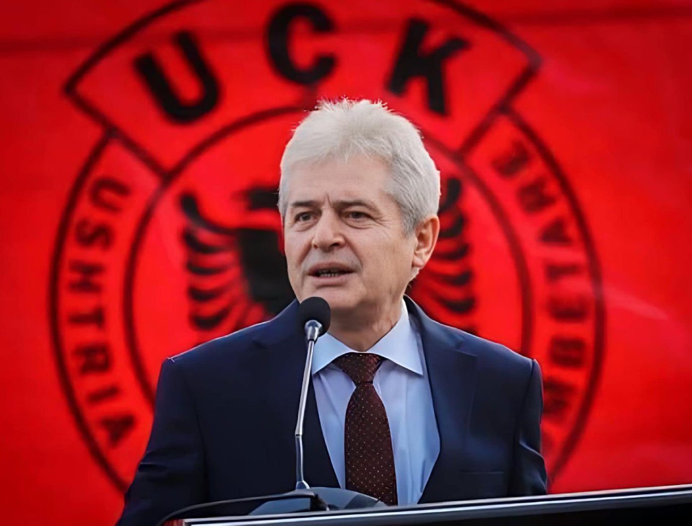 Protesta në përkrahje të UÇK-së, Ahmeti: Sot me mendje e zemër në Strasburg