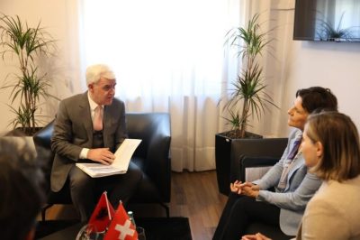 Xhafaj takon ambasadoren Huber: Bashkëpunim për konsolidimin e praktikave demokratike