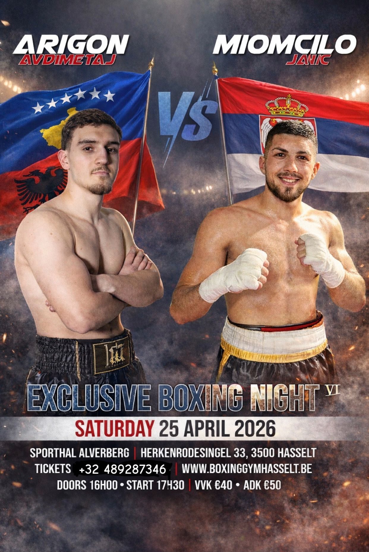 Arigon Avdimetaj pritet të shkund ringun në përballje me serbin Miomcilo Jajic